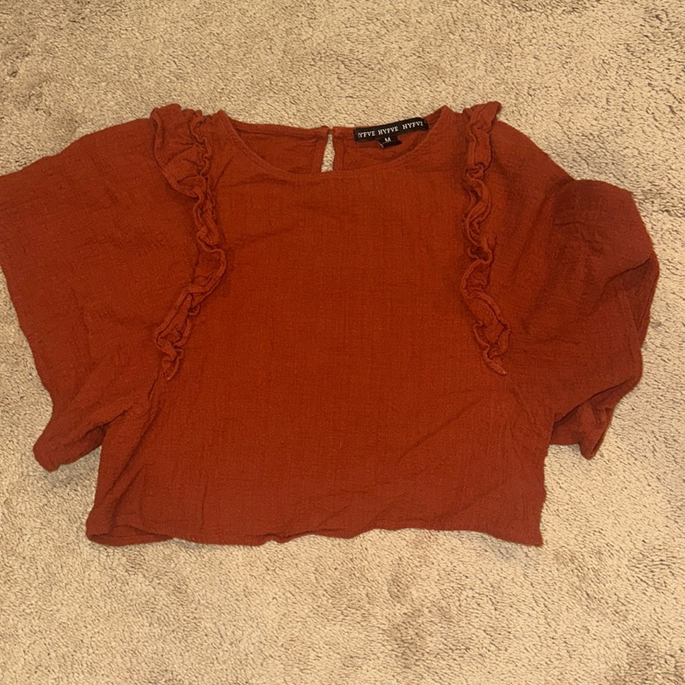 Burnt Orange Crop Top